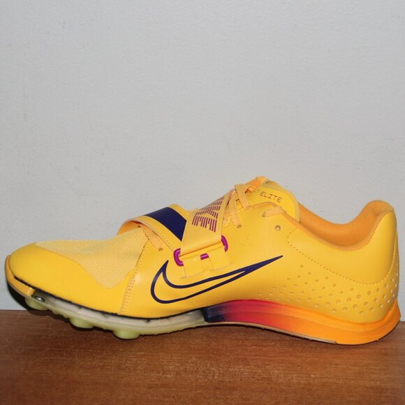 Nike Air Zoom Long Jump Elite Track Spikes Mens 9 9.5 11 Citron Pulse
